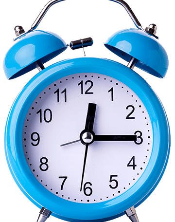 Blue Alarm Clock