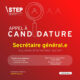 Appel à candidatures-Secrétariat Général