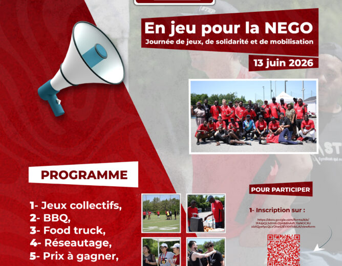 EN JEU POUR LA NÉGO : le 13 juin 2026, une journée de rassemblement, d’échanges et de mobilisation
