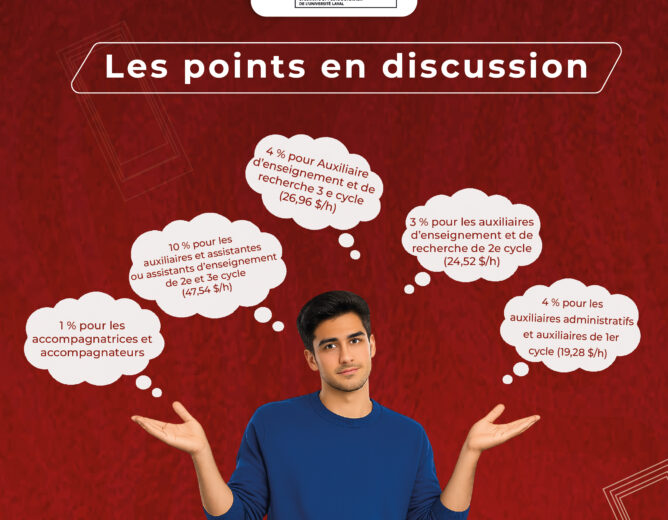 Négociations salariales : ce que propose l’Université Laval